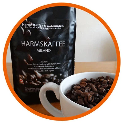 Bild, Produkt, Kaffee, Bohne, Milano, Tüte, Premium