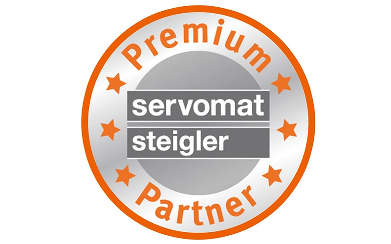 Servomat Steigler, Premium Partner, Siegel